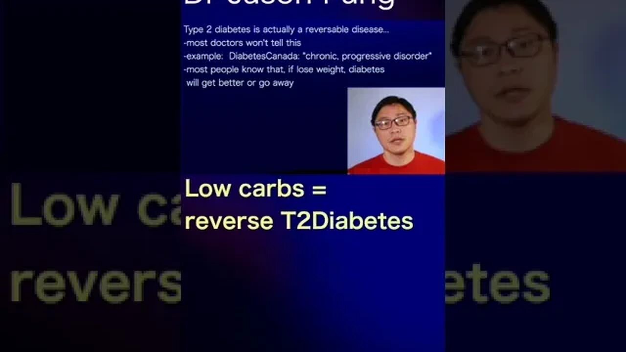 Dr Jason Fung: Type 2 Diabetes is REVERSIBLE! Best diet is low carb