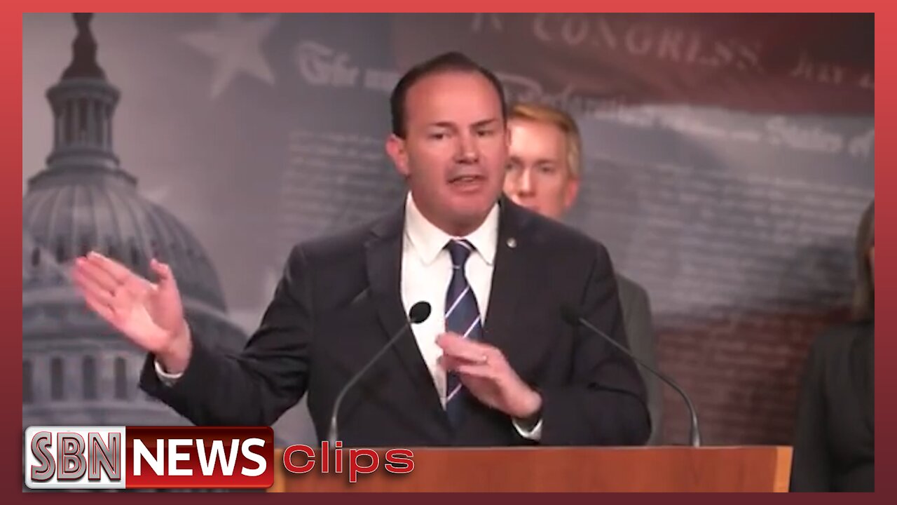 "This is a Baby, This is a Human" Mike Lee Decries Roe v. Wade - 5349