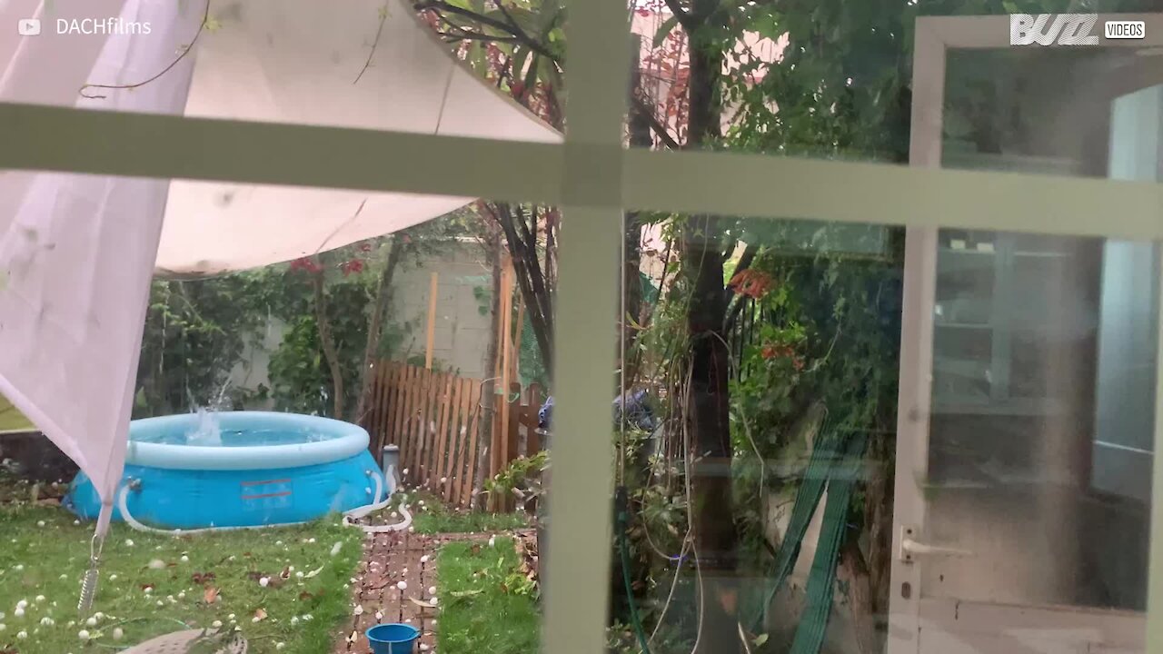De gros grêlons sont tombés en Espagne, causant d'importants dégâts