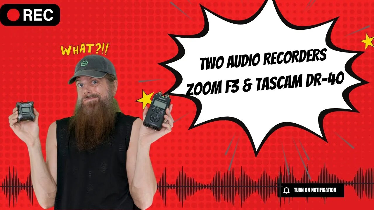 Adam's Reviews: Audio recorders! Zoom F3 and Tascam DR 40X