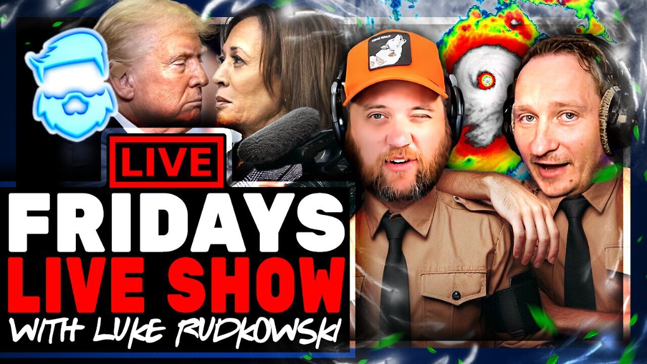 Kamala Harris Town Hall Disaster, Florida Man Luke Rudkowski On Hurricane Milton & More