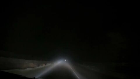 Night driving in Dartmoor 12th Dec 2022. Part 3