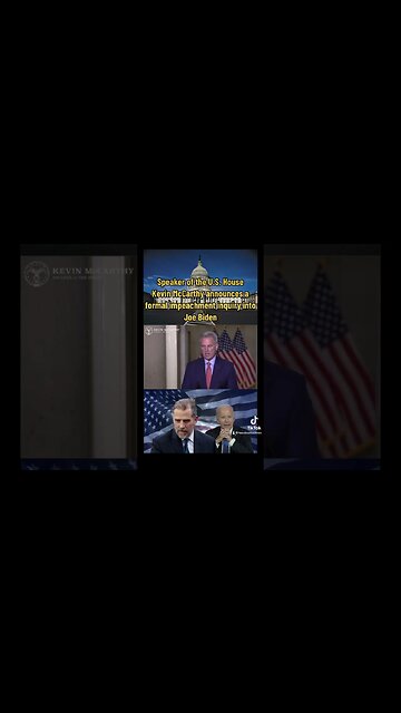 Formal Impeachment Inquiry Launched Into President Biden