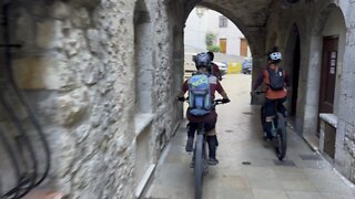 Passing through a quaint village