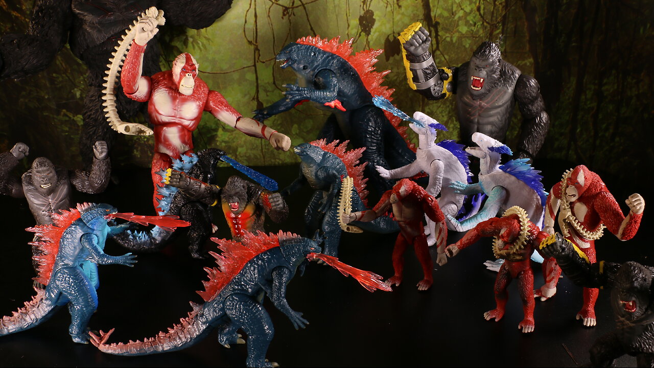 15 New Godzilla X Kong Toys Unboxed Today Complete Skar King, Godzilla, King Kong Monsterverse