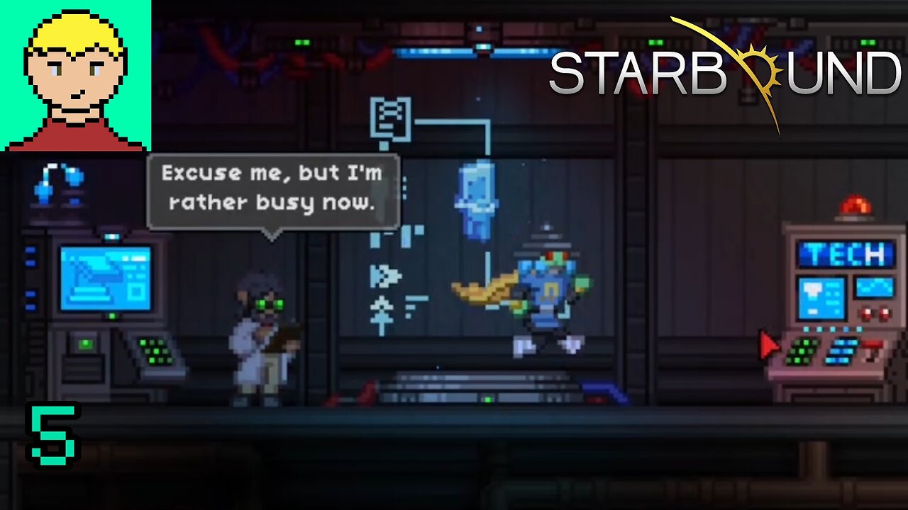 [Techs and visiting a new planet] Starbound #5