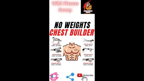 🔥No weight chest builder🔥#fitness🔥#wildfitnessgroup🔥#shorts🔥