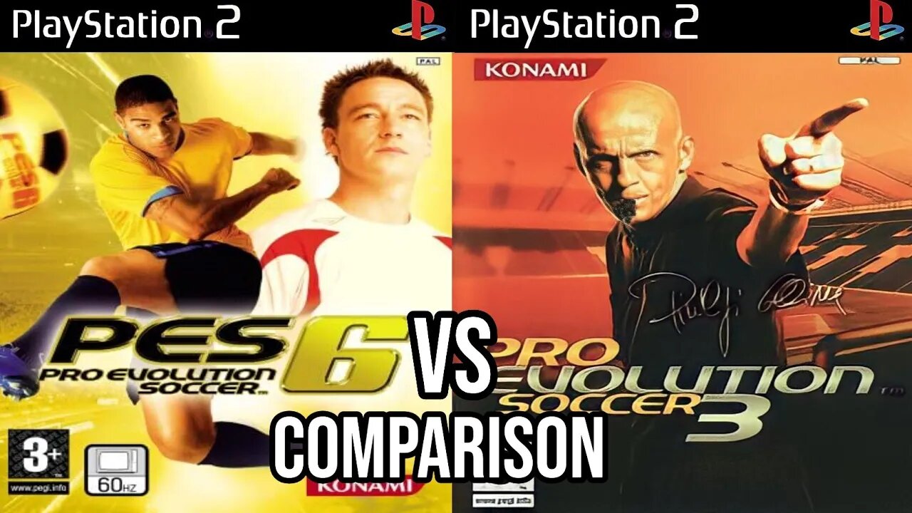 PES 6 Vs PES 3 PS2