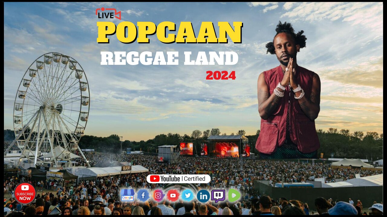 Official YouTube Live Dancehall Music: Popcaan at Reggae Land Festival 2024