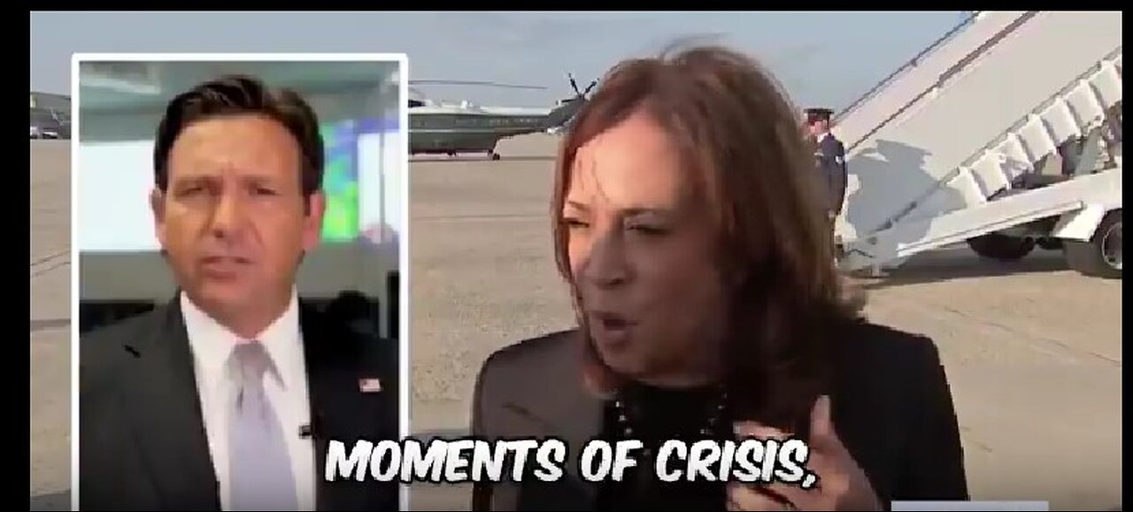 KAMALA TO DESANTIS: YOU ARE BEING SELFISH BY NOT TAKING MY CALL IN THE...