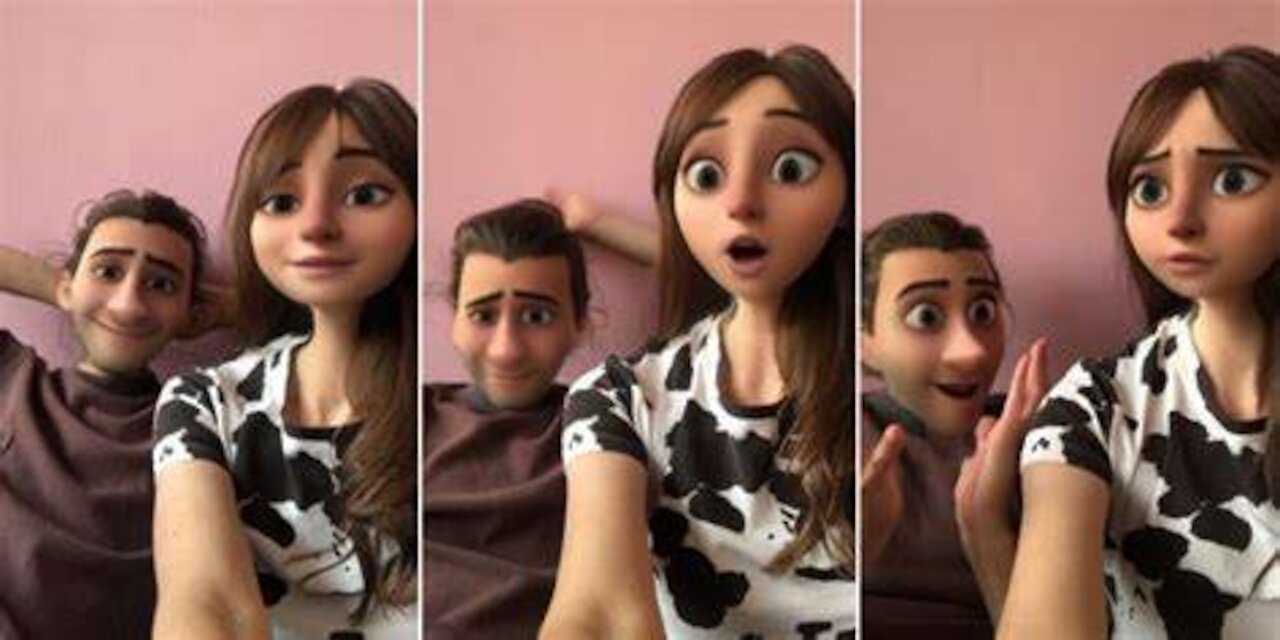 This Hilarious Snapchat Lens Turns You Into A Pixar Character