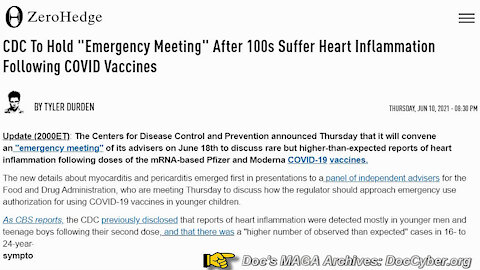 Zerohedge CDC Covid-19 Vaccine Article Shadowbanned By Facebook