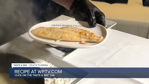 Get Okeechobee Prime Seafood's Florida Red Snapper recipe