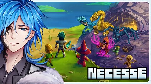 【Game Night】 Necesse ｜ Part 2 - Local Astronaut Makes Gold Crown and Starts Calling Himself King