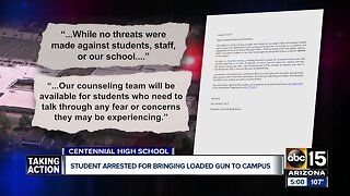 Peoria police arrest student for bringing gun to high school