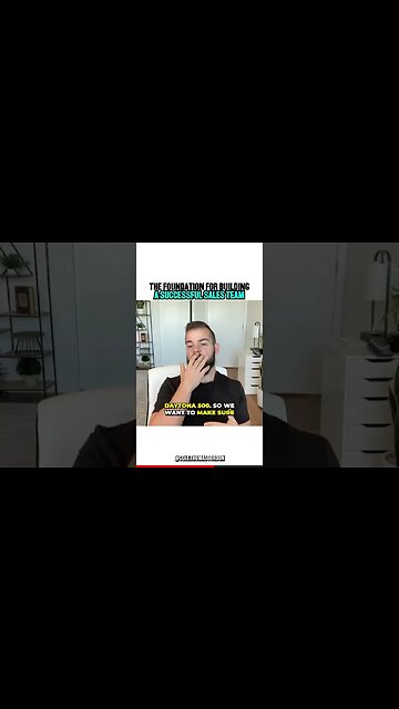 Successful Sales Team Foundations