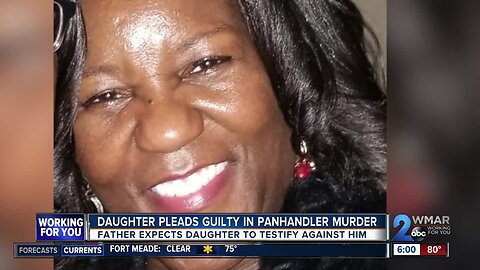 Father expects daughter will testify against him in Baltimore "panhandler" murder