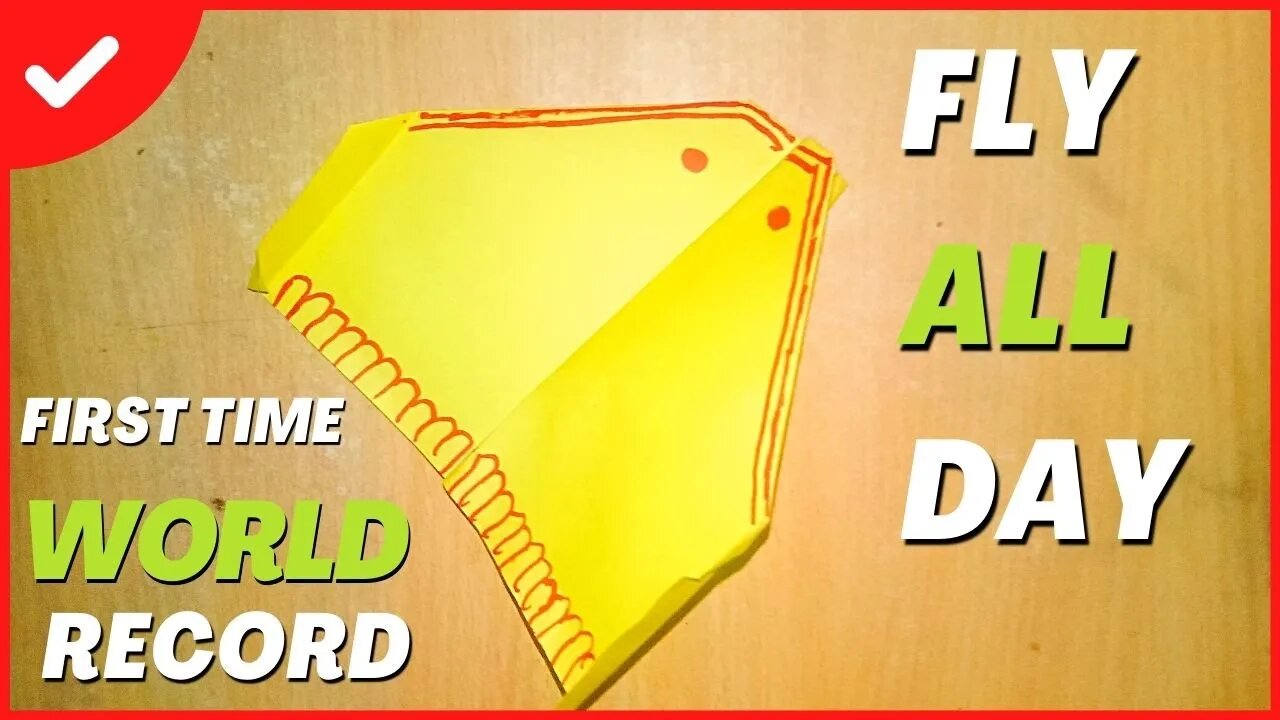 How to make the Paper Airplane for flight time | Make a Paper Airplane for Flight Time!