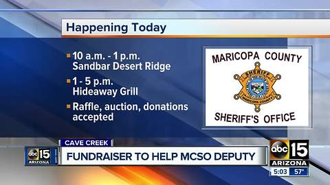 Fundraiser set to help MCSO deputy whose wife was killed by alleged erratic driver