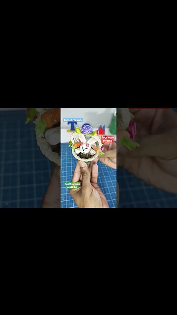 Coelhinho na Cestinha, lindo demais 😍🙏 #shorts #coelhinho #cestinha #diy