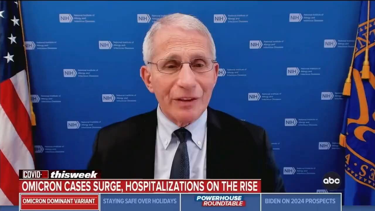 FAUCI ON MASKS ON PLANES: