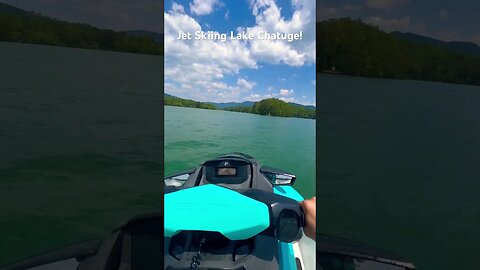 Jet skiing lake chatuge surrounded by mountains. #jetski #heaven #outdoors #jetskidaily #georgia