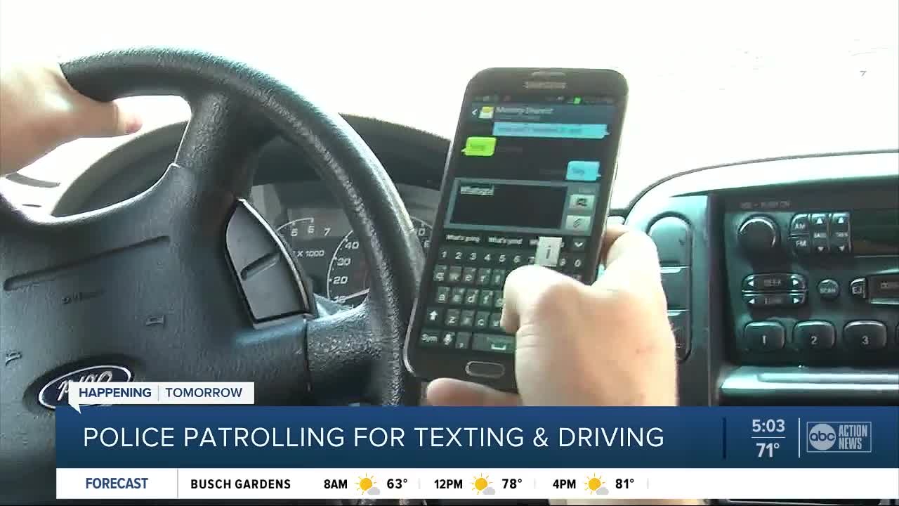 Florida troopers make final education push before tickets start for new handsfree law on Jan. 1