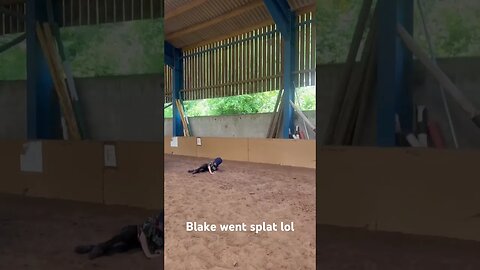 Oh no Blake #shortsfeed #youtubeshorts #viral #fypシ #horseriding #horsefails #failarmy #bareback