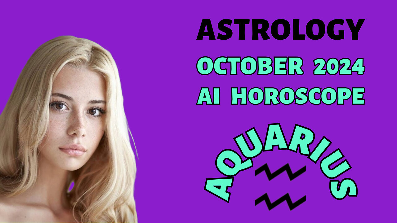 AI Decodes Aquarius' Future: October 2024 Horoscope & Forecast