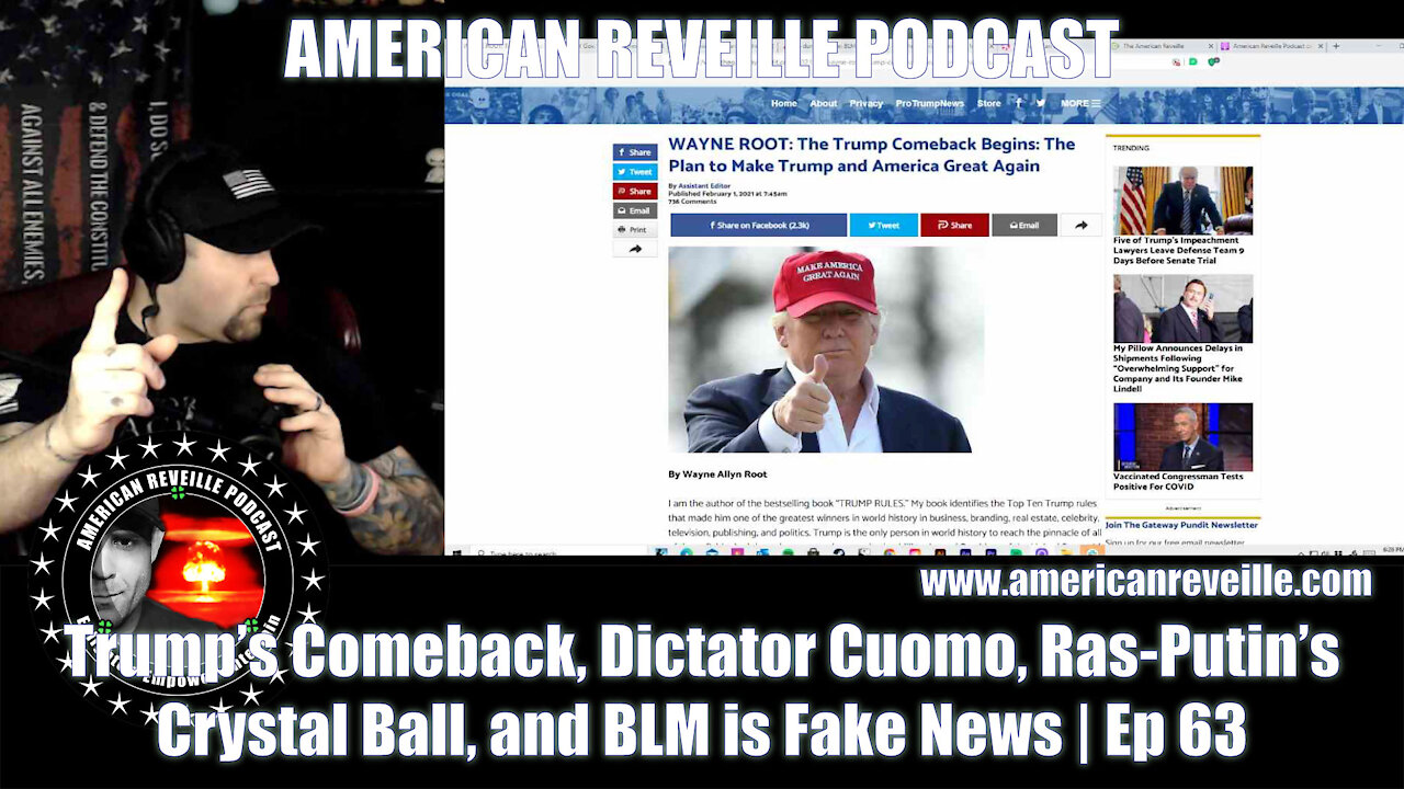 Trump's Comeback, Dictator Cuomo, Ras-Putin's Crystal Ball, and BLM is Fake News | Ep 63