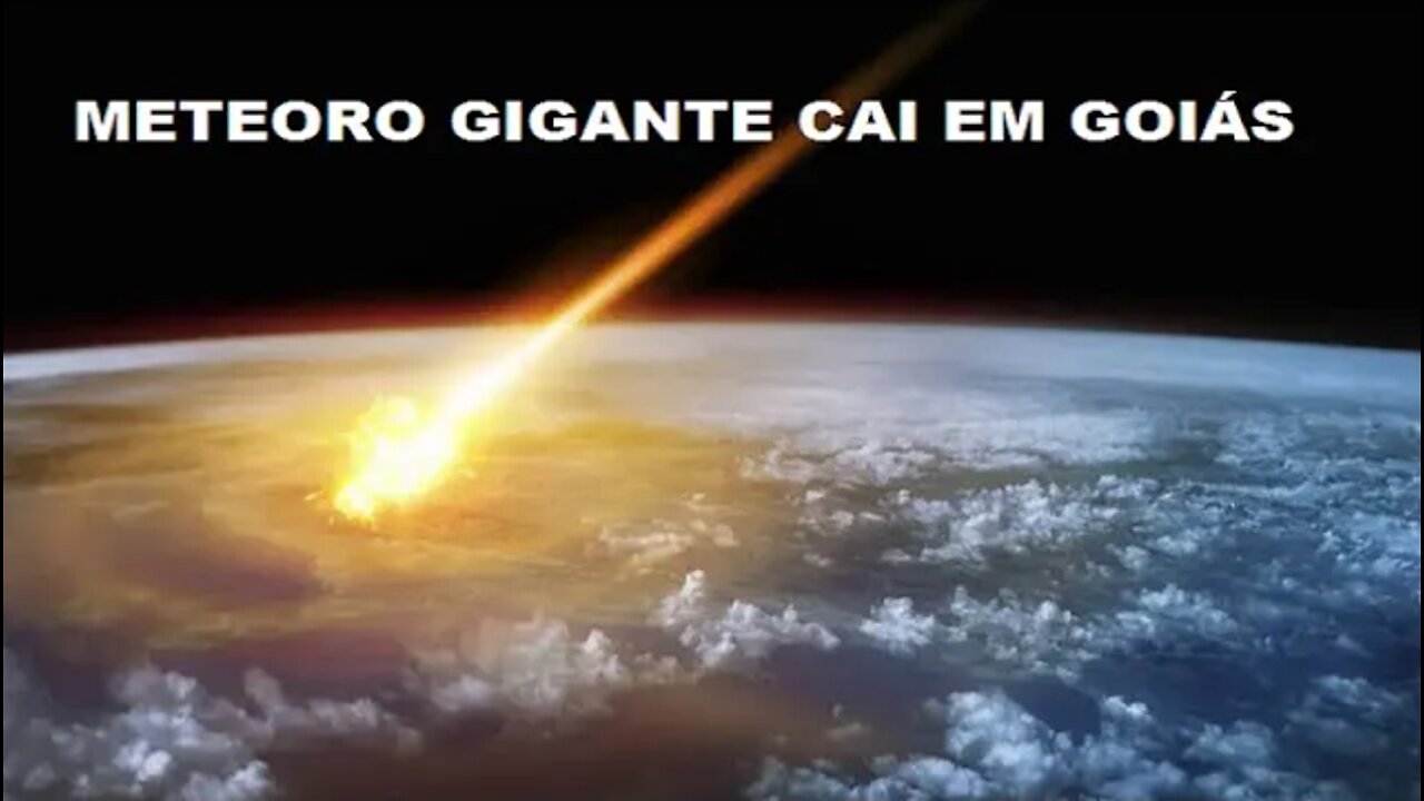 Meteoro GIGANTE cai em Goiás - Brasil | Terra 2.0 TV