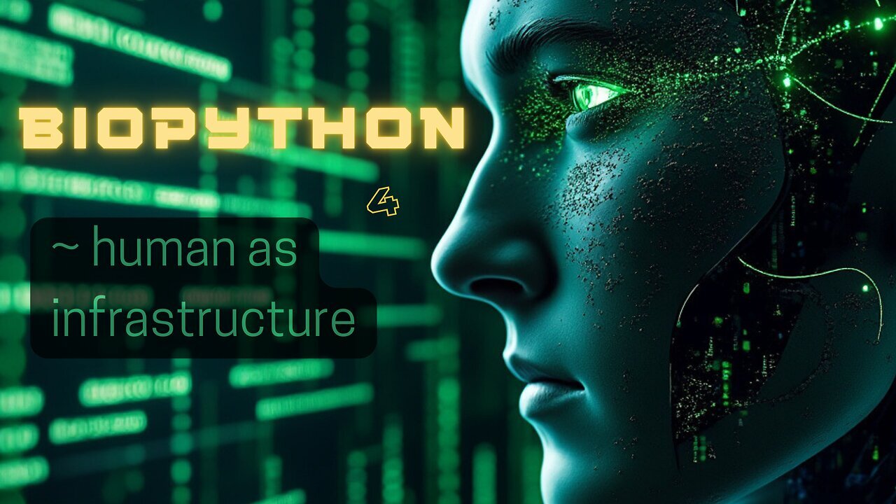 BioPython 4 ~ human as infrastructure - Sabrina Wallace