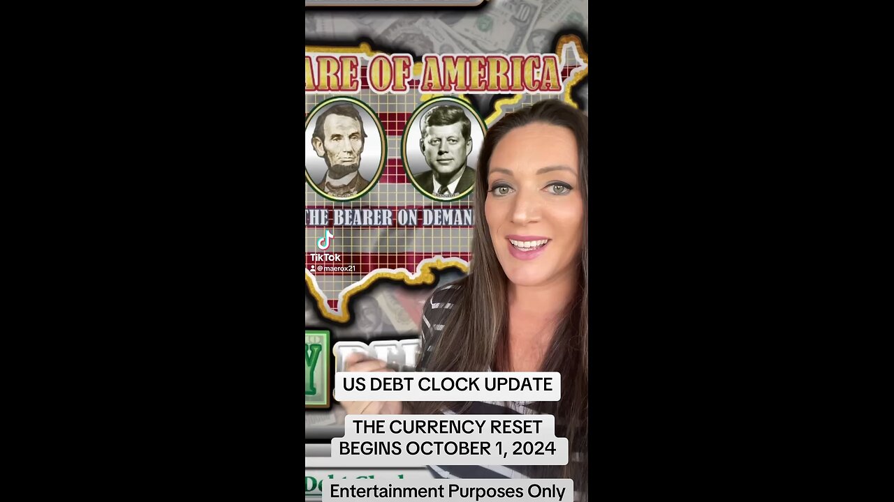 🚨US DEBT CLOCK - UPDATE ‼️The RESET Begins October 1, 2024 👉🏼 U.S. Treasury flips the