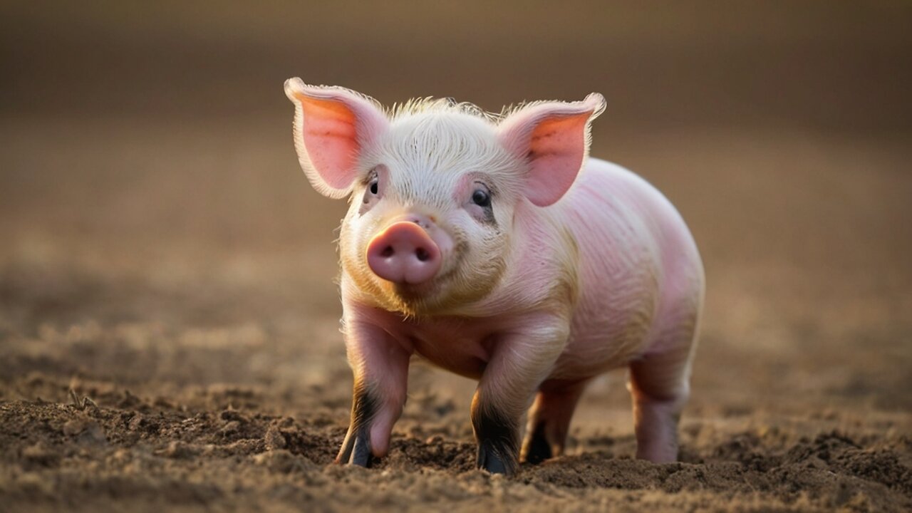 Cute pig