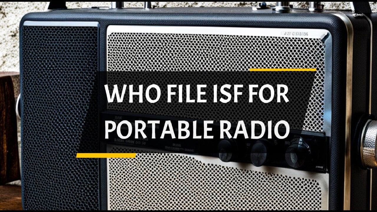 Unlocking ISF Secrets: Who's In Charge of Portable Radios?