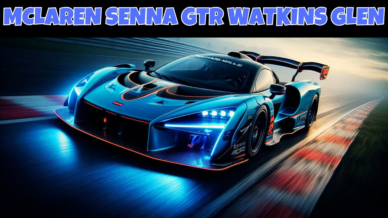 McLaren Senna GTR Takes Watkins Glen by STORM in 2024!