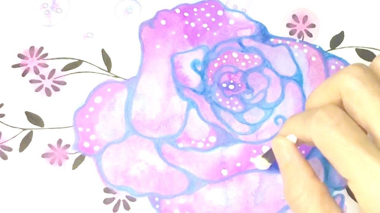 👁️心.rose /How to draw/step by step/Time-Lapse Drawing/