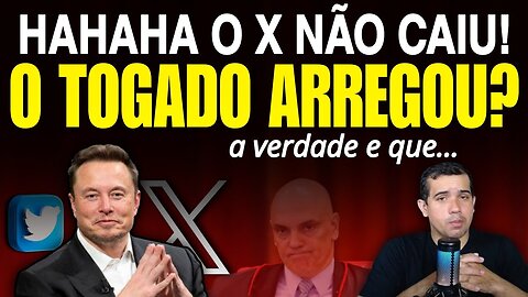 HAHAHA - Xandão ARREGOU? X/TWITTER não caiu e lança nota PESADA contra o togado.