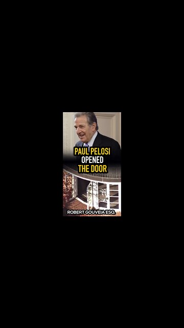 PAUL PELOSI Opened the Door #shorts