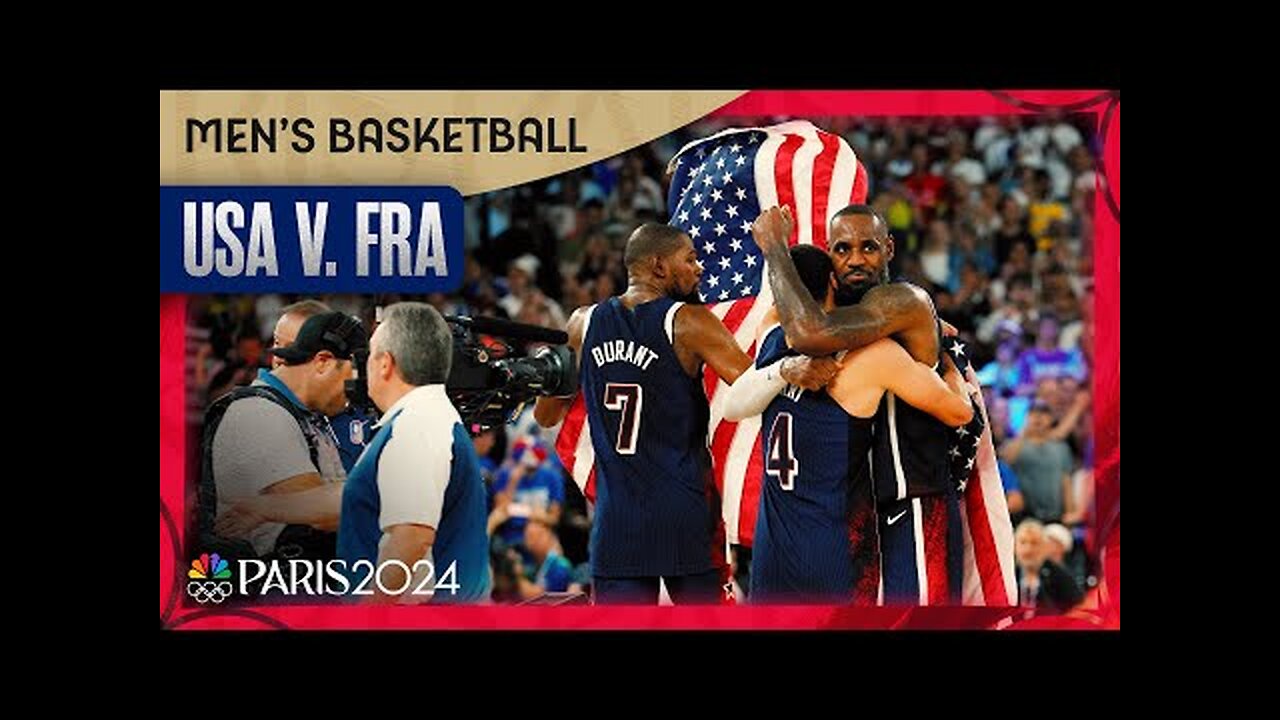 USA VS FRANCE OLYMPICS BASKETBALL