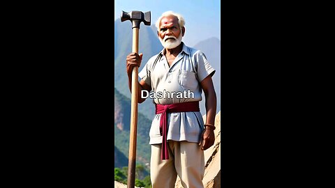 Dashrath Manjhi — The mountain man of India