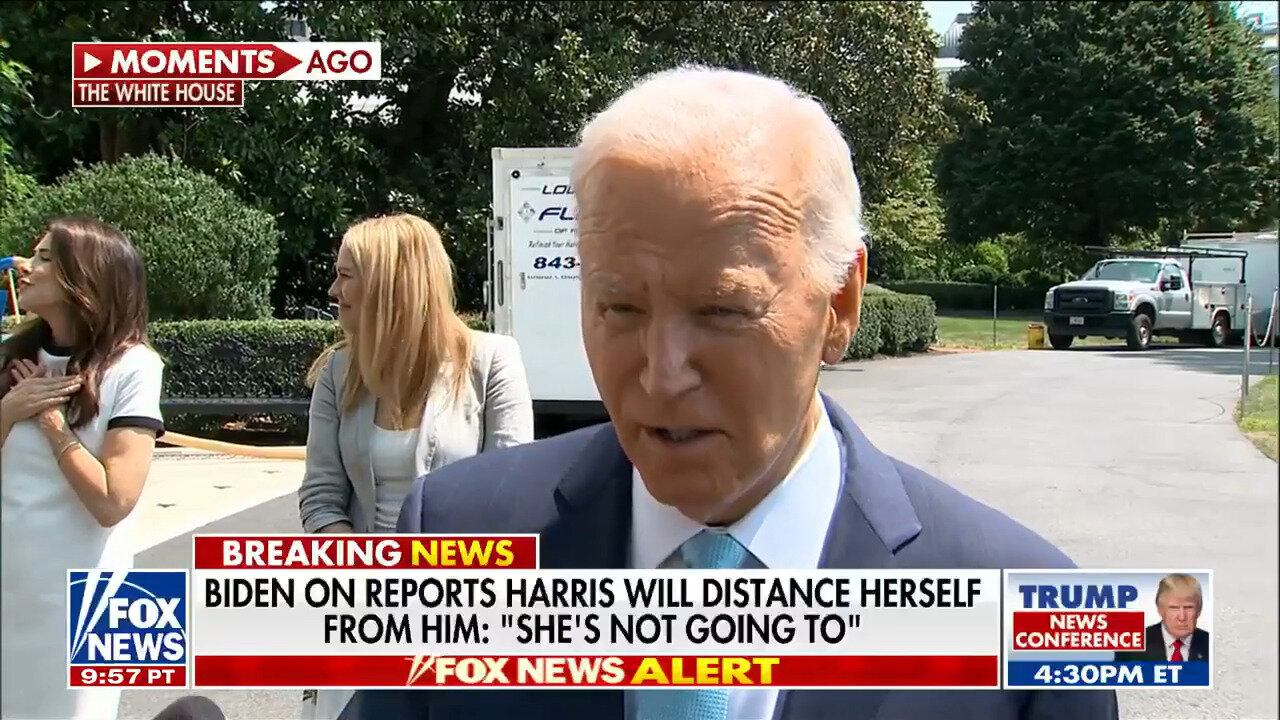 Biden Denies Reports Harris Will Distance Herself From His Economic Record