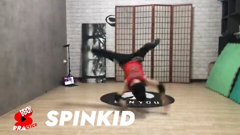 BREAK DANCE 2021 - BBOY SPINKID - 6 years PRACTICE CRASH