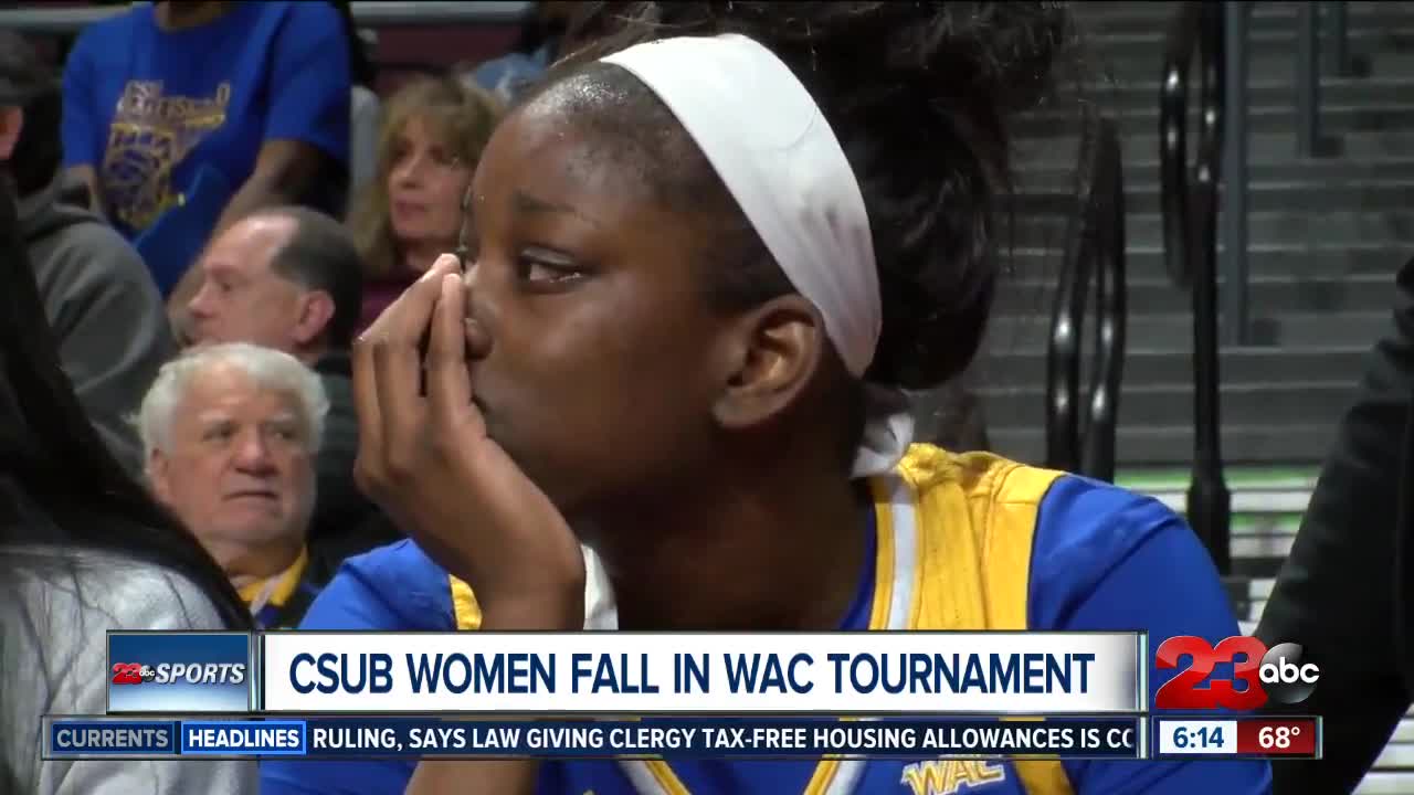 CSUB women fall in 2019 WAC semifinal