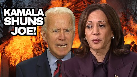 FAILING Kamala Harris Shuns Joe Biden