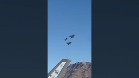 Heritage Flight! F-22 Raptor, F-35 Lightning II and P-51 Mustang 🇺🇸