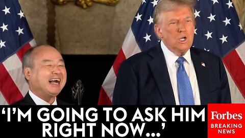 Trump's Shock Request Of SoftBank CEO Makes Him Laugh