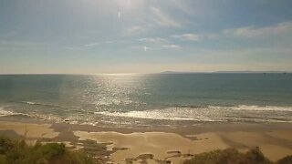 Amtrak Coast Starlight on the Pacific Coast Highway