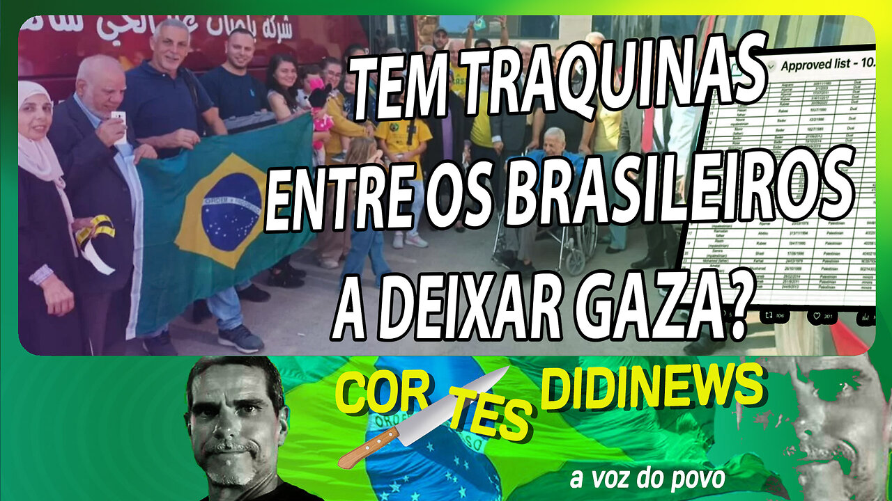 Tem traquinas entre os brasileiros a deixar Gaza?