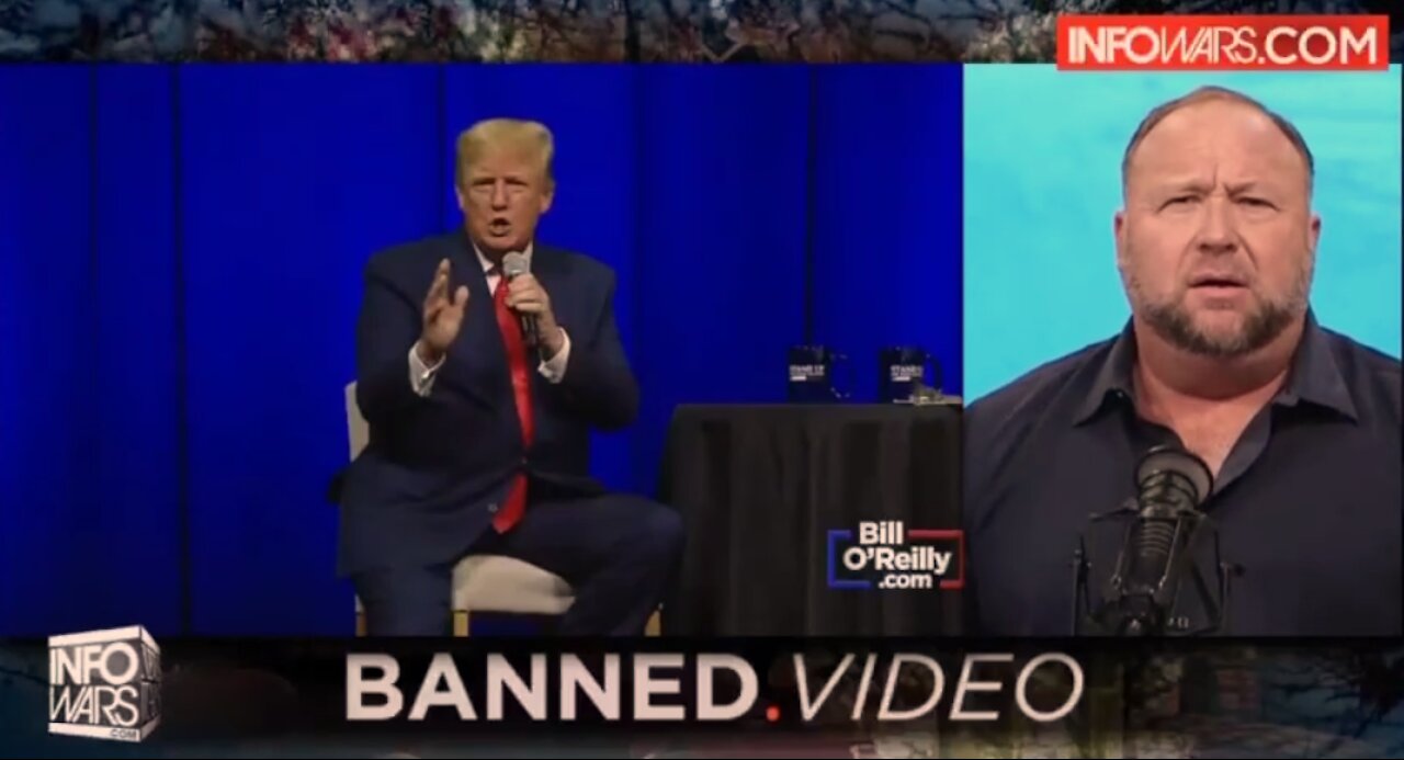 Alex Jones comments on the last Trump´s "vaccine" statement